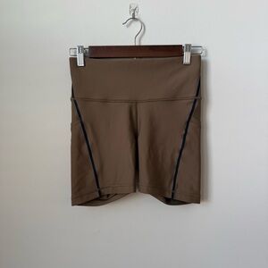 Athleta Interval Stash Ombre Tipped 5”‎ Bike Shorts Size Small